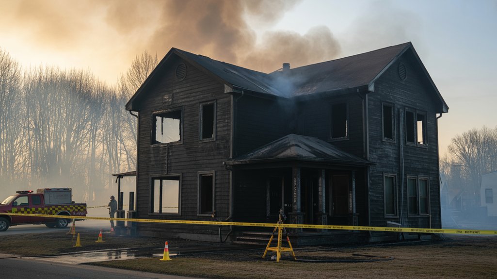 murder suicide fire incident