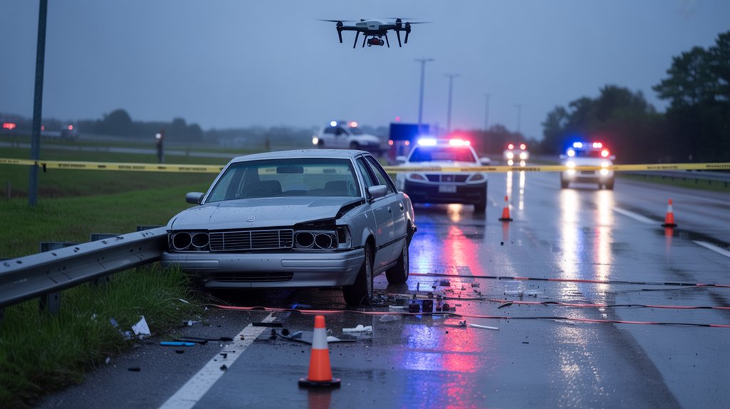 murder suspect arrested crash